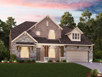 New construction Single-Family house 27314 Blue Sand Drive, Katy, TX 77493 Hathaway Homeplan- photo 0 0