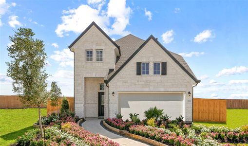 New construction Single-Family house 15286 Glow Berry Lane, Humble, TX 77396 Darlington II- photo 0