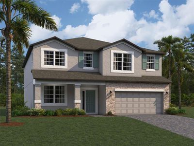 New construction Single-Family house 3024 King Fern Drive, Wimauma, FL 33598 Mira Lago- photo 0