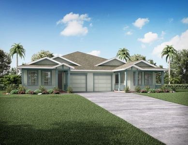 New construction Single-Family house 5961 Red Maple Manor, Vero Beach, FL 32966 Hibiscus- photo 0