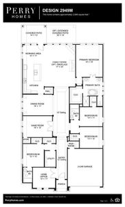 New construction Single-Family house 1903 Longcroft Lane, Katy, TX 77493 Design 2949M- photo