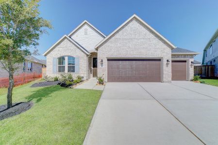 New construction Single-Family house 15894 Hayes Market Loop, Conroe, TX 77302 Crockett- photo 0