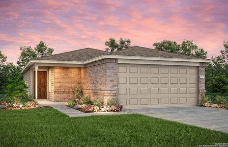 New construction Single-Family house 10610 Rayburn Landing, San Antonio, TX 78252 Adams- photo