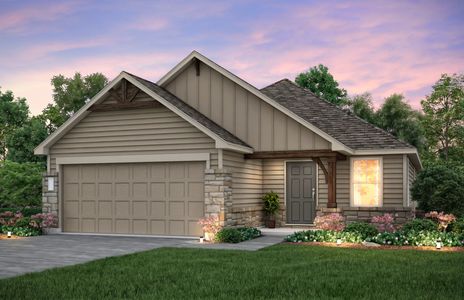 New construction Single-Family house Becket, 824 Cherrystone Loop, Buda, TX 78610 - photo