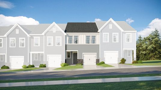 New construction Townhouse house 119 Aster Bloom Ln, Raleigh, NC 27610 Carson II- photo 0