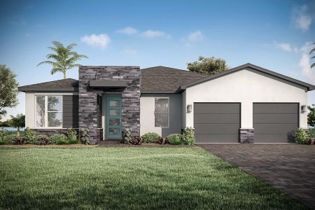 New construction Single-Family house 13629 Bally Drive, Port Saint Lucie, FL 34987 Dahlia- photo 0