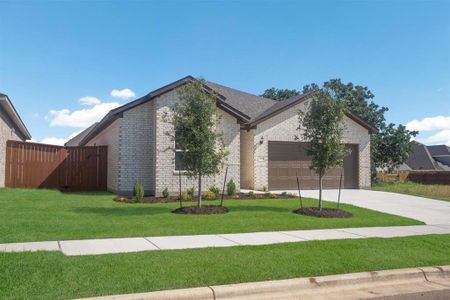 New construction Single-Family house 2444 Ambling Trail, Georgetown, TX 78628 Oaks 1754- photo 3 3