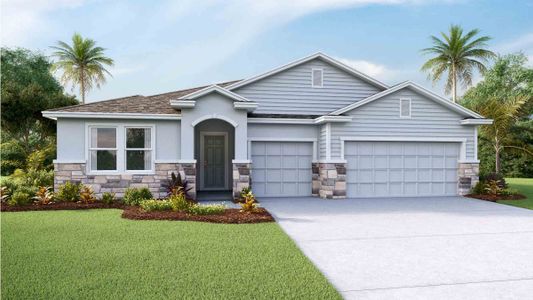 New construction Single-Family house 10448 Bridgegate Heights Loop, San Antonio, FL 33576 Camden- photo 0
