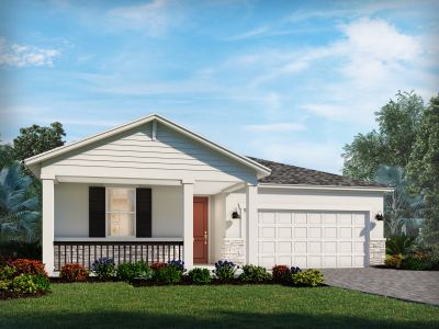 New construction Single-Family house 6520 Nw Cloverdale Ave, Port Saint Lucie, FL 34987 Corsica- photo 1 1