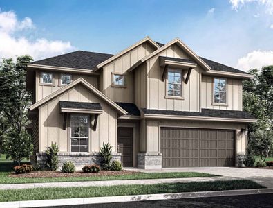 New construction Single-Family house Buescher, 7322 Grand Mason Drive, Cypress, TX 77433 - photo