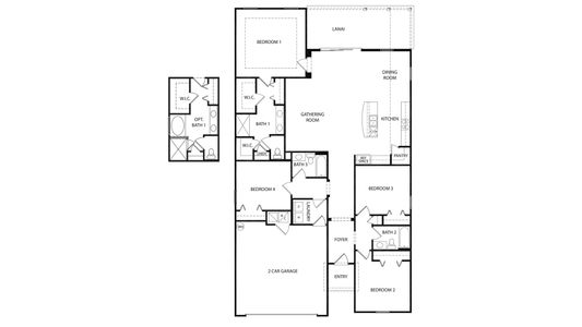 New construction Single-Family house 2840 Wild Pine Ln, Green Cove Springs, FL 32043 LANTANA- photo 1 1