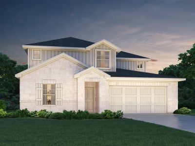 New construction Single-Family house 124 Skyview Farm Lane, Liberty Hill, TX 78642 The Pearl (C452)- photo 1 1