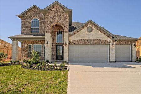 New construction Single-Family house 12131 Champions Forest Drive, Mont Belvieu, TX 77535 The Winchester- photo 0 0