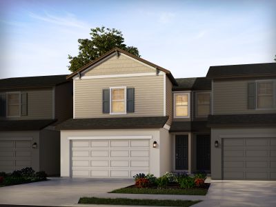 New construction Townhouse house 7639 Momentum Parkway, Wesley Chapel, FL 33545 - photo 0