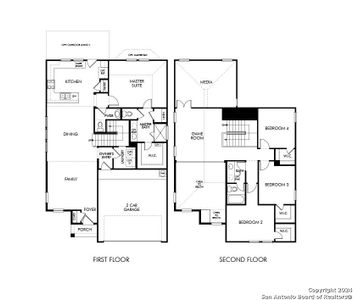 New construction Single-Family house 25927 Marigold Oaks Blank, Boerne, TX 78006 The Medina (3011)- photo 1 1