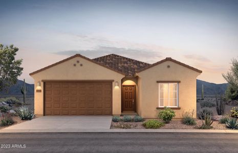 New construction Single-Family house 43323 W Echeverria Court, Maricopa, AZ 85138 Verbena- photo 0