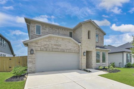 New construction Single-Family house 22014 Big Sky Drive, Tomball, TX 77375 - photo 1 1