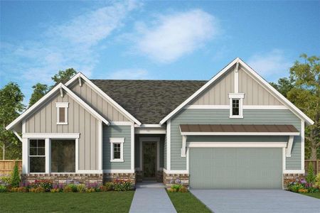 New construction Single-Family house 6819 Welcome Road, Flowery Branch, GA 30542 The Keyser- photo 0