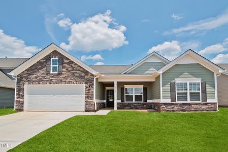 New construction Single-Family house 130 Citizens Court, Four Oaks, NC 27524  Lancaster C- photo 0