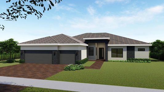 New construction Single-Family house 1380 Sw Lago Circle, Palm City, FL 34990 Bellister- photo 0