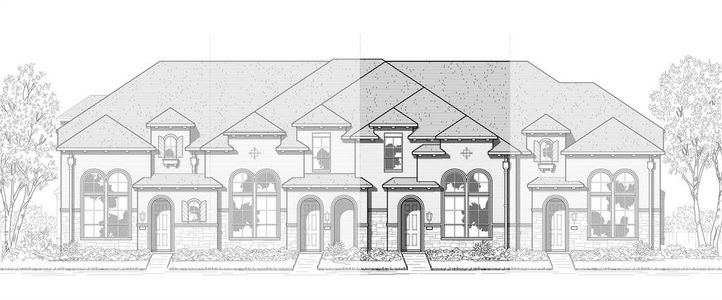 New construction Townhouse house 14508 Walsh Avenue, Aledo, TX 76008 Ashford Plan- photo 1