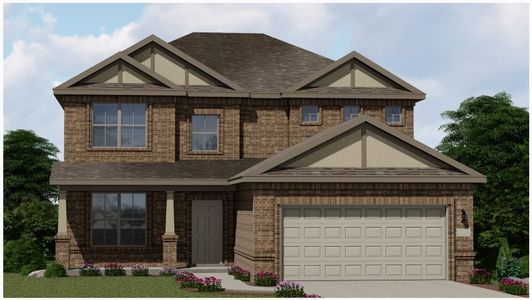 New construction Single-Family house 416 Stellar Wind Drive, Georgetown, TX 78628 Bennington- photo 0