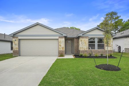 New construction Single-Family house 11728 Whirlaway Drive, Willis, TX 77318 Golden- photo 8 8