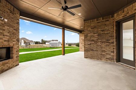 New construction Single-Family house 341 Oak Meadow Lane, Weatherford, TX 76085 The Greyson- photo 38 38