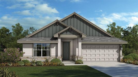 New construction Single-Family house 134 Patrick Herndon Dr, Bastrop, TX 78602 Hamilton- photo 0