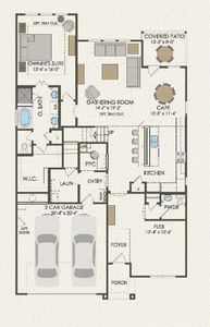 Pulte Homes, Caldwell floor plan