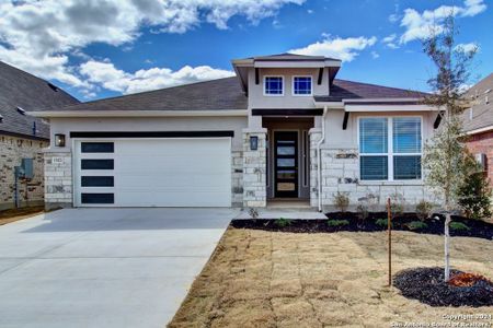 New construction Single-Family house 13422 Cosette Crossing, San Antonio, TX 78253 Premier Series - Oleander- photo 0