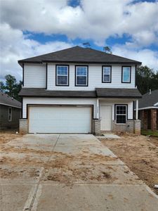 New construction Single-Family house 2405 Tavo Trails Drive, Conroe, TX 77301 Shannon- photo