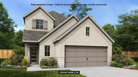 New construction Single-Family house 16266 Rock Hollow Bend Lane, Hockley, TX 77447 Design 2332W- photo 0