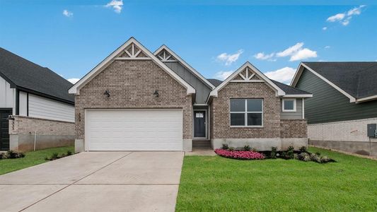 New construction Single-Family house 317 Lone Cedar Rd, Marble Falls, TX 78654 Bellvue- photo 0