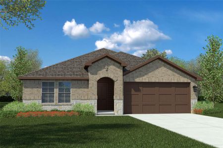 New construction Single-Family house 13488 Stage Coach Lane, Cresson, TX 76035 Kingston- photo 0
