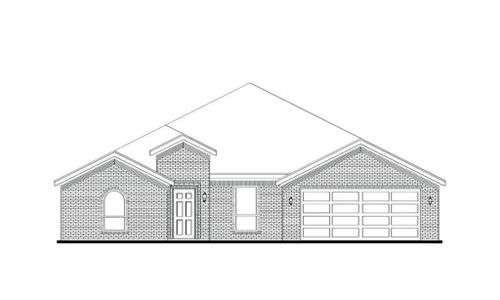 New construction Single-Family house 404 Basalt Drive, Azle, TX 76020 Hampton II- photo 3 3