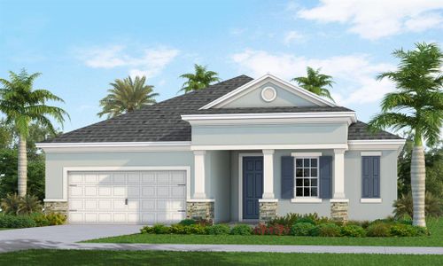 New construction Single-Family house 9989 Cross River Trail, Parrish, FL 34219 - photo 0