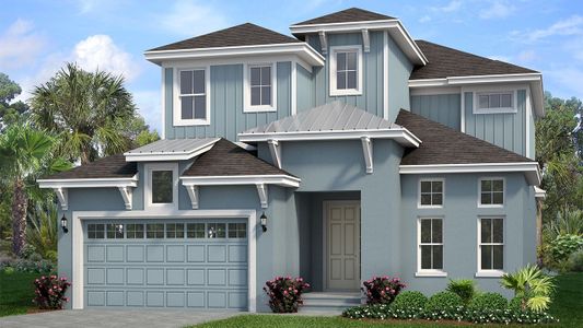 New construction Single-Family house 205 Manns Harbor Drive, Apollo Beach, FL 33572 - photo 0