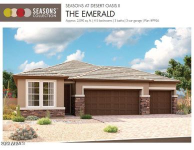 New construction Single-Family house 17734 W Red Fox Road, Surprise, AZ 85387 Emerald- photo 0