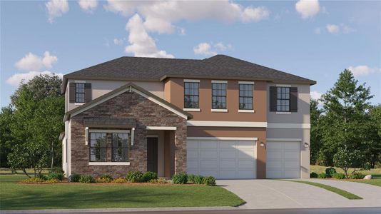 New construction Single-Family house 12459 Bergstrom Bay Drive, Riverview, FL 33579 Whitney- photo 0