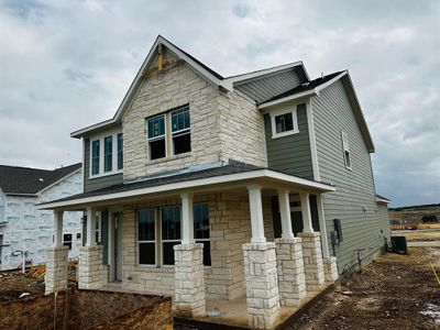 New construction Single-Family house 117 Clemens Dr, Liberty Hill, TX 78642 Falcon Homeplan- photo