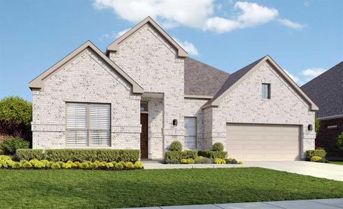 New construction Single-Family house 912 Misty Bluff Way, Leander, TX 78641 Classic Series - Tulane- photo 0 0