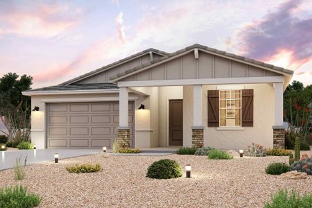 New construction Single-Family house Plan 6, 35320 West Mallorca Ave, Maricopa, AZ 85138 - photo