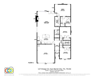 New construction Single-Family house 127 Ensign Lane, Gun Barrel City, TX 75156 - photo 3 3