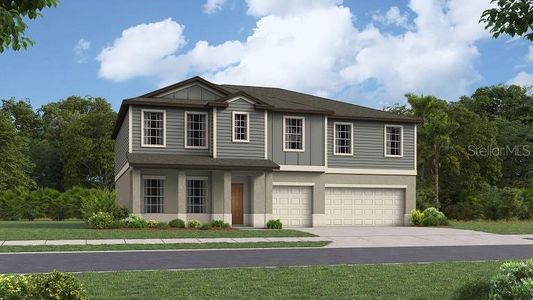 New construction Single-Family house 4059 Capri Coast Drive, Plant City, FL 33565 Olympia- photo 0