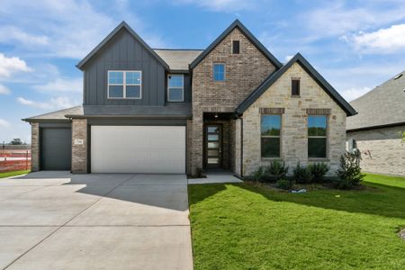 New construction Single-Family house 1431 Golden Meadow Dr., Van Alstyne, TX 75495 Becker E- photo 0