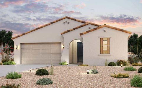 New construction Single-Family house 35555 W La Paz St, Maricopa, AZ 85138 Plan 6- photo 0