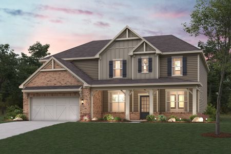 New construction Single-Family house 6660 Dusk Street, Dawsonville, GA 30534 Spruce- photo 0