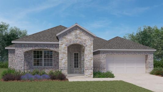 New construction Single-Family house 1729 Weavers Bnd, Georgetown, TX 78628 THE HAWTHORNE II- photo 0