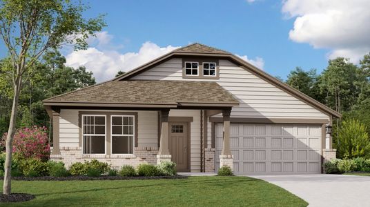 New construction Single-Family house Marquette, 1605 Four Waters Loop, Georgetown, TX 78628 - photo